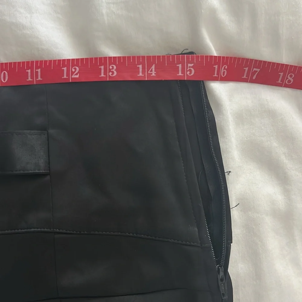 Black High-Waisted Women's Tuxedo Shorts - Picture 6 of 8